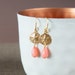 see more listings in the Earrings with Coral section