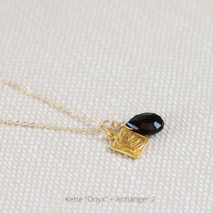 Anhänger für Kette, Anhänger aus Gold, kleiner Anhänger Gold, Anhänger ohne Kette, Kettenanhänger Gold, Geschenk Kleinigkeit für Frauen Bild 3