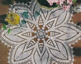 Pizzo bianco ovale doily arredamento casa uncinetto