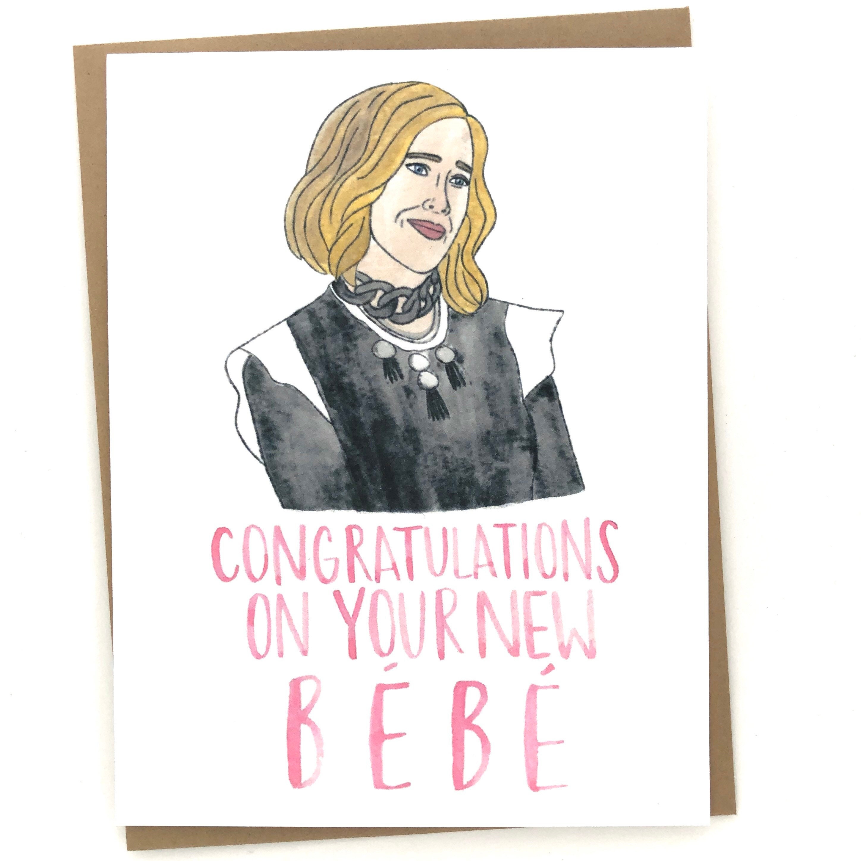 Moira Rose Bebe Card Etsy