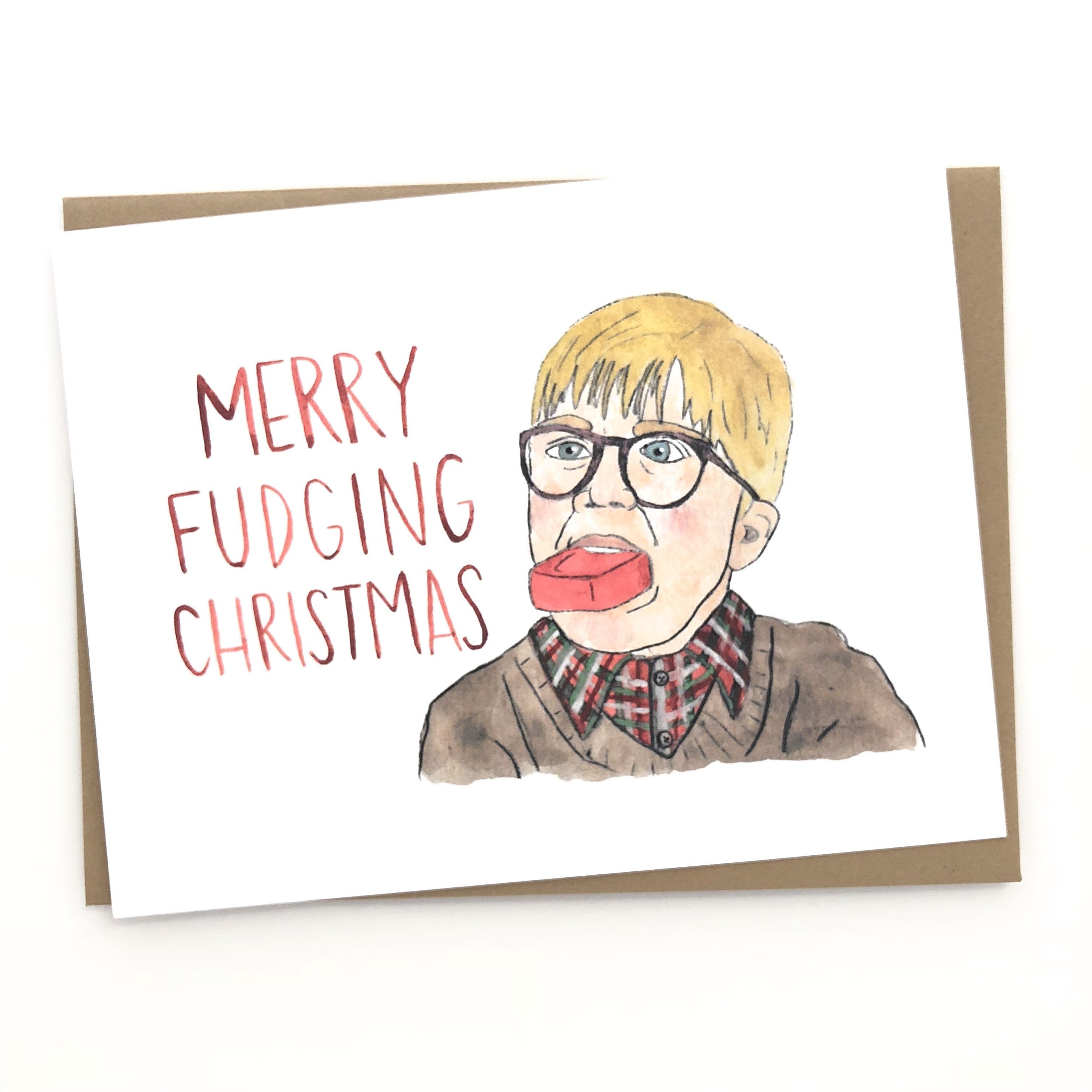 A Christmas Story Christmas Card Etsy A Christmas Story Christmas Card Etsy