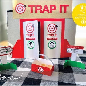 Printable Leprechaun Trap Kit,Instant Download,Trap It Store DIY Leprechaun Trap,St.Patrick&#39;s Day Kids Leprechaun Trap,Leprechaun Trap Craft