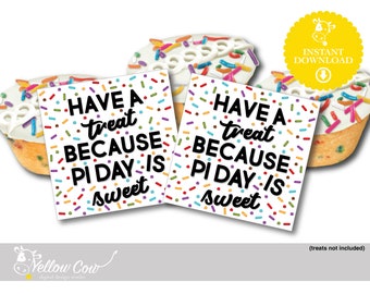 Printable Pi Day Snack Tags,3.14 Pi Day Treat Tags,Pi Day Party Favor Labels,Pi Day Snacks,Pi Day Class Party,Sweet Pi Day Treats for Work