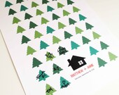 PRINTABLE Wedding Guest Book Alternative, "New Forest" Poster, digital file