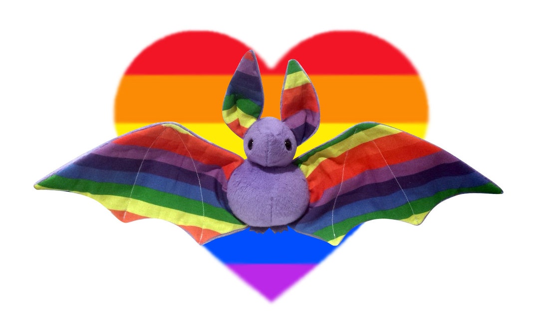 Handmade Gay Pride Bat Doll - Multiple Colour Options - Made to Order ...