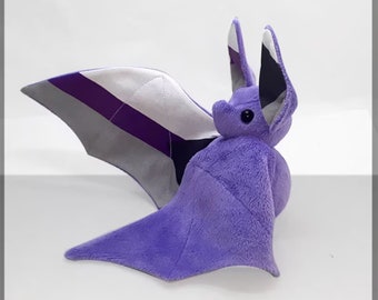 Handmade Demisexual Pride Bat Doll - Made To Order - Multiple Colour options LGBTQIA gift