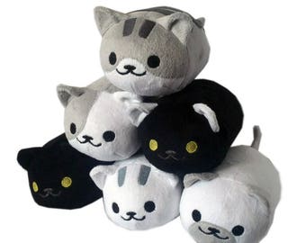 Cat Bean Roll Dolls - Multiple options - Made To Order