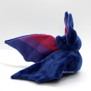 Handmade Bisexual Pride Bat Doll - Multiple Colour Options - Made To Order LGBTQIA gift