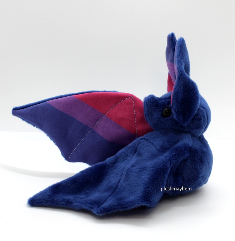 Handmade Bisexual Pride Bat Doll - Multiple Colour Options - Made To Order LGBTQIA gift