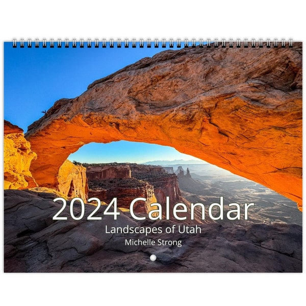 2024 Landscapes of Utah Wall Calendar