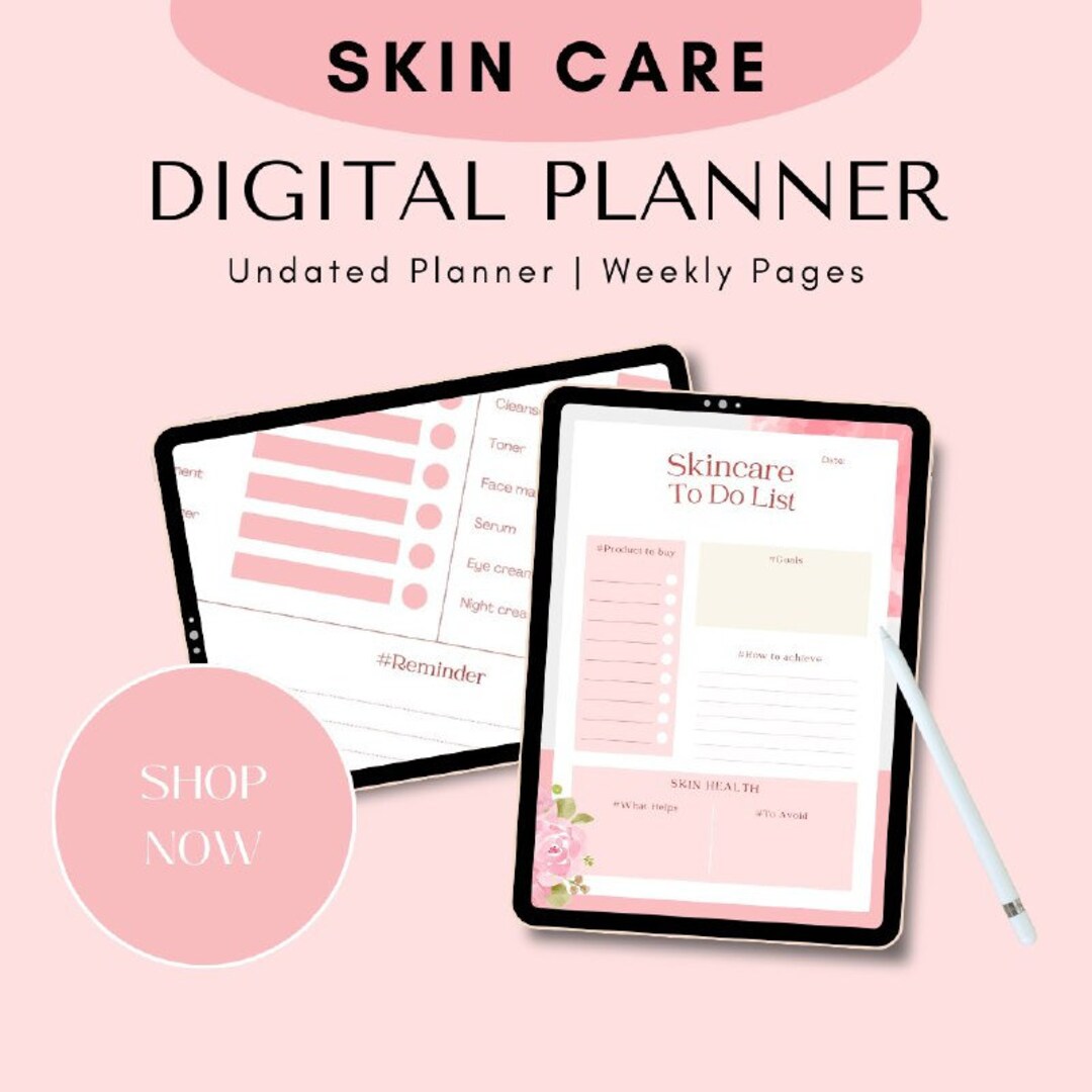 Skin Care Planner: Beauty Routine, Skin Care Routine, Designed for ...