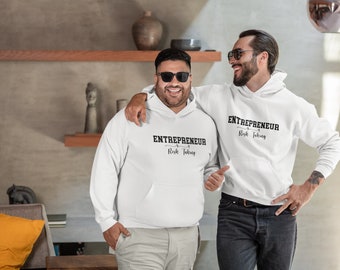 Sudadera con capucha de mezcla pesada para emprendedores: un regalo empresarial que te hará asumir riesgos.