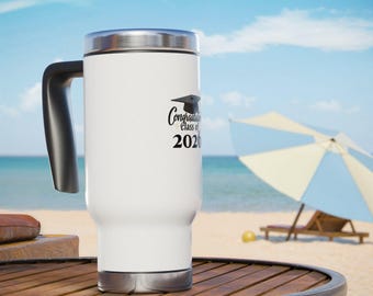 Class of 2026 Graduation Travel Mug, Stainless Steel 14oz
