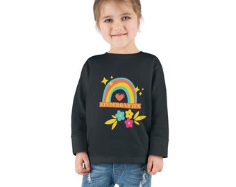 Camiseta del equipo de jardín de infantes arcoíris: atuendo para la vuelta al cole