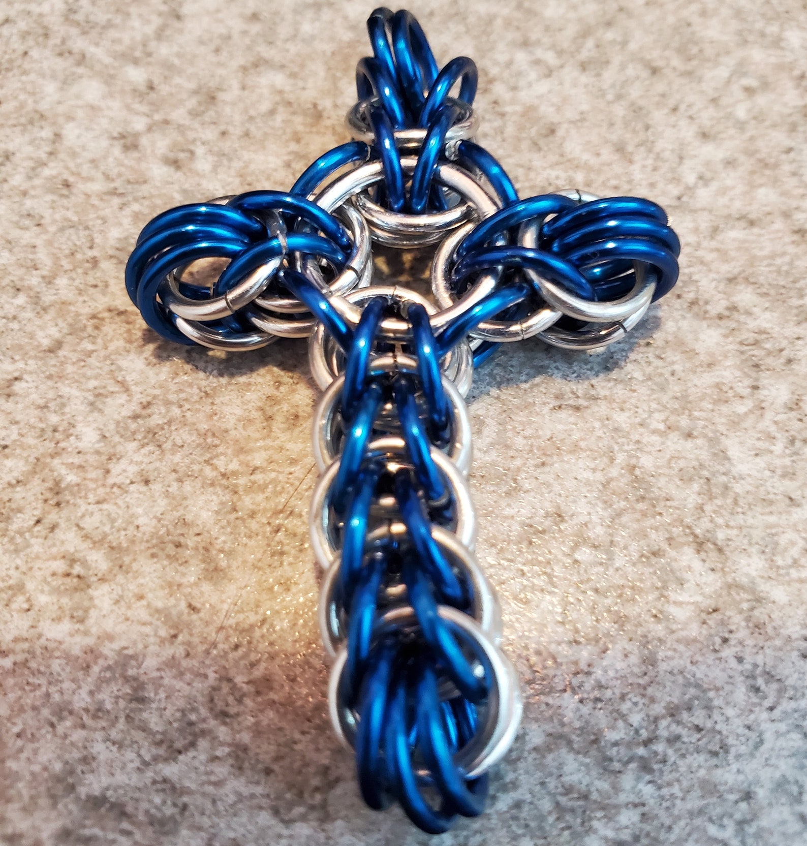 Chainmaille Celtic Cross Crosses Chainmaille Celtic Etsy