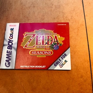 The Legend of Zelda: Oracle of Seasons Authentic and NOT REPRODUCTION