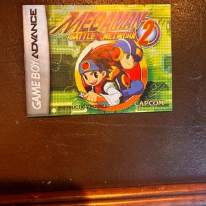 Megaman Battle Network 2 Gameboy Manual Original NOT REPRODUCTION
