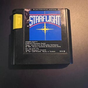 Starflight Cartridge only for Sega Genesis