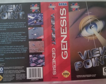 Viewpoint Original Art Insert for Case - SEGA, SEGA Genesis, Gameboy Advance,