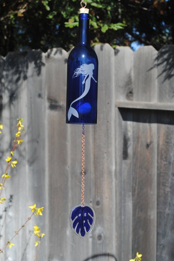 Cobalt Blue Glass Lawn Art Bottle Cobalt Blue Glass Lawn Art Bottle