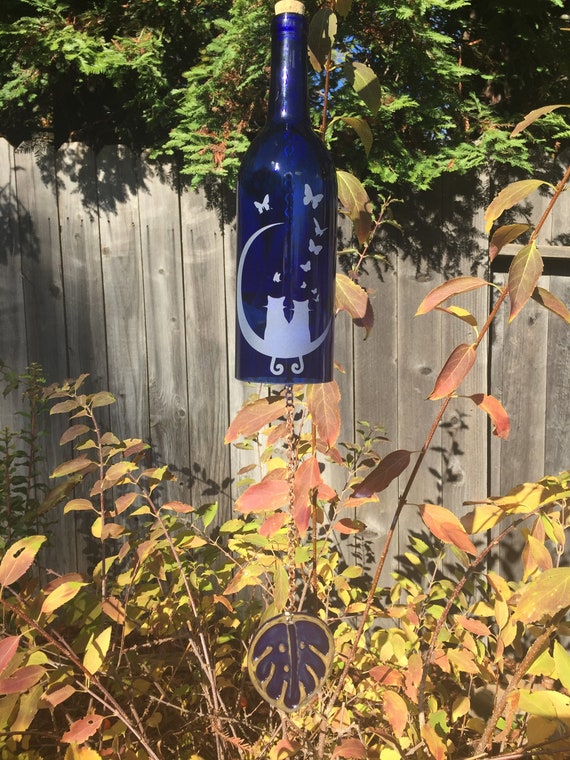 Cat-on a-Moon Wind Chime