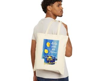 If life gives you lemons make avgolemono Canvas Tote Bag