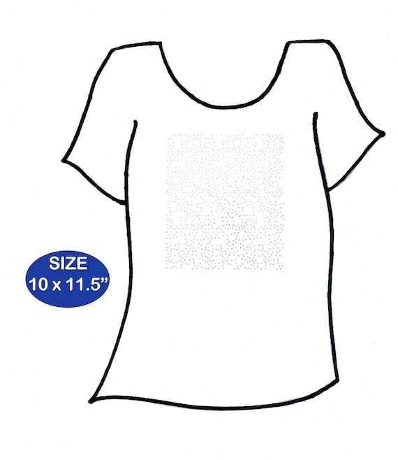 Clear AB - Bling Sheet  Random Scattered - Iron on Rhinestone Transfer Bling Hot Fix Custom Add-on DIY