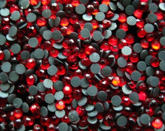 Red (light siam) 3mm SS10 iron on hotfix rhinestone 1440 pieces or 10 gross- BUY 3, GET 1 Free