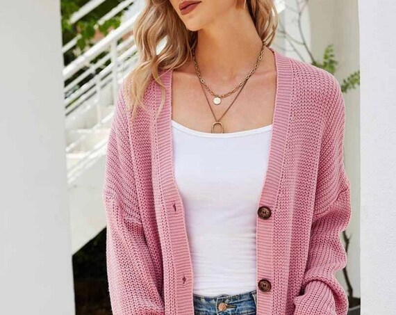 Lovely Long Sleeve Sweater Cardigan