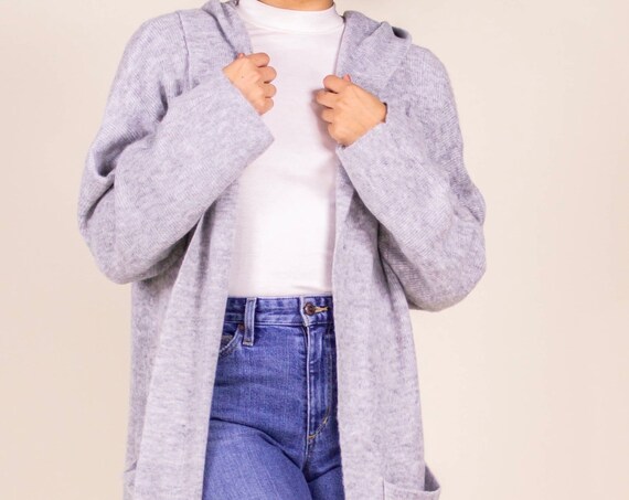 Oversized Hooded Cardigan