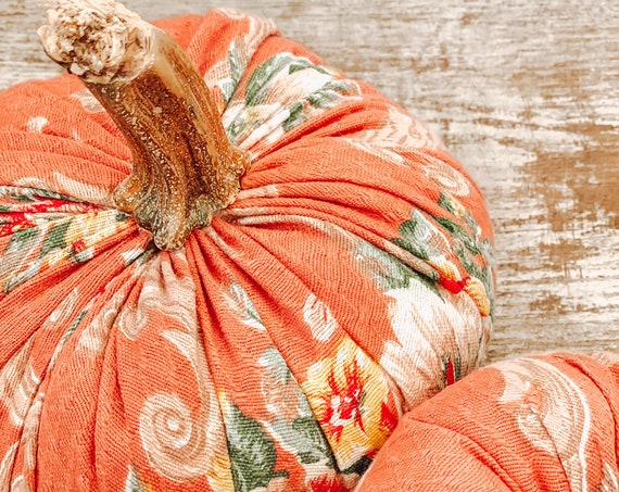 Barkcloth Pumpkins