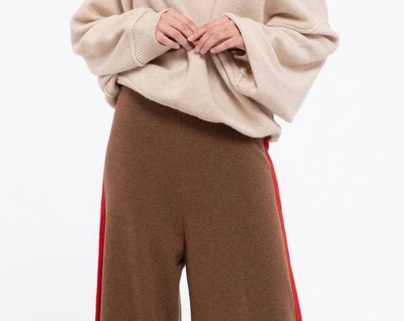 Wide Leg Knit Pants