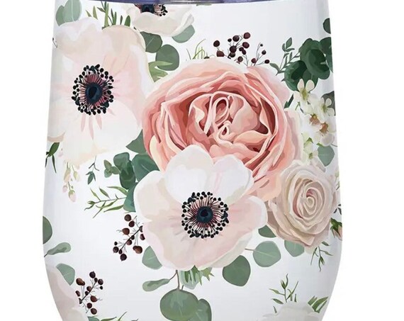 12oz Tumbler - Floral