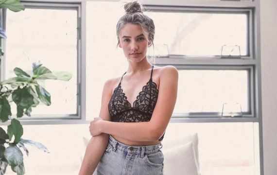 Daisy Lace Longline Bralette