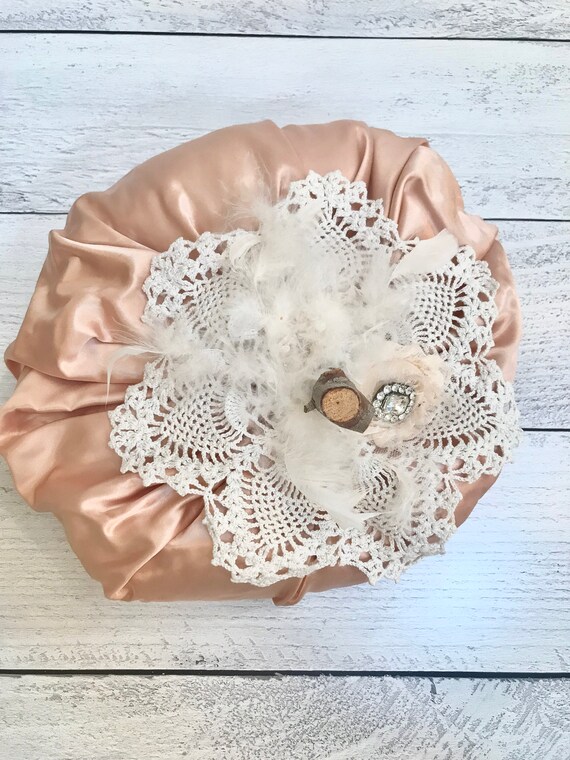 Pink Shabby Chic Pumpkin