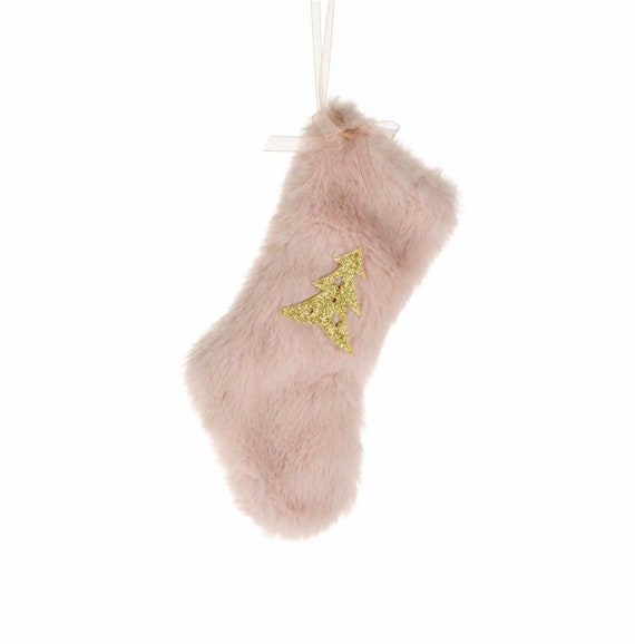Pink Hanging Stocking Ornament
