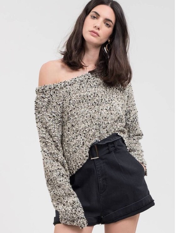 Back Button Up Sweater