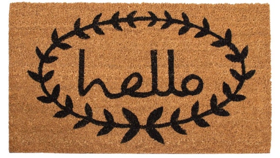 Calico Hello Doormat