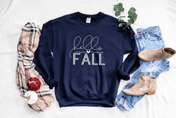 Fall Sweatshirt - Hello Fall Sweatshirt