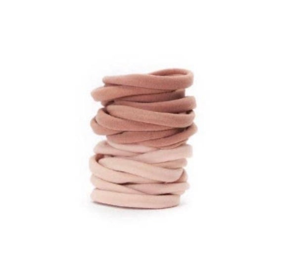 Recycled Nylon Elastics 20pc Set - Blush