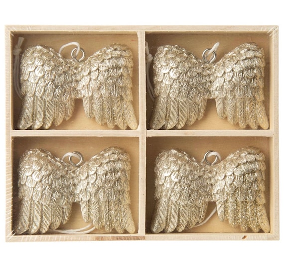 Angel Wing Ornaments Set