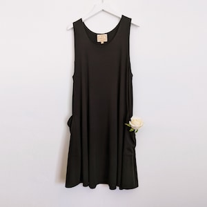 Pixie Pocket Dress / One Size / One Size Plus / More Colors! / Jersey Swing Dress / Flowy / Loose Dress / Resort Fashion / 19th & Whimsy