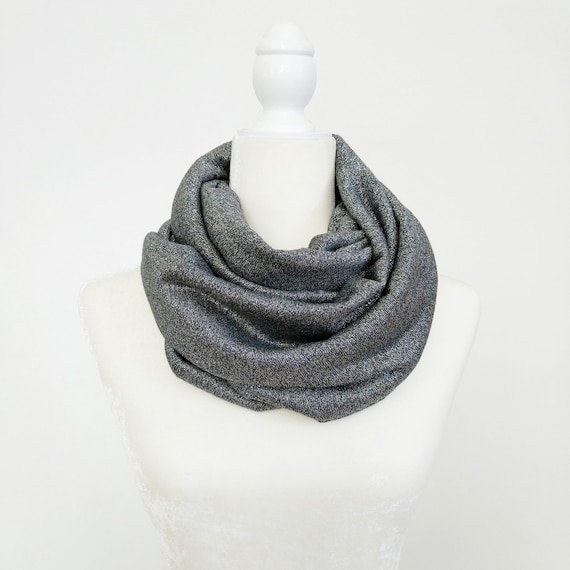 Sparkle Sweater Knit Infinity Scarf