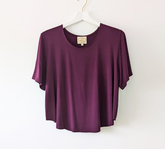 Crew Neck Cropped Tee or Tunic Tee / S-XL / More Colors!