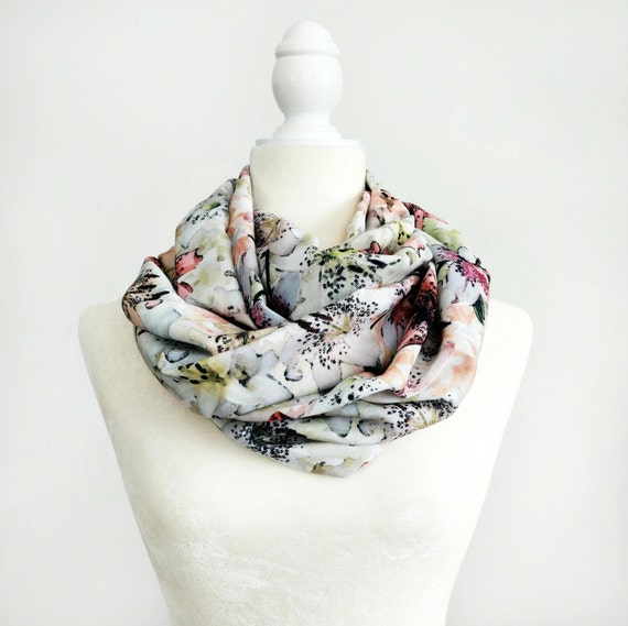 Tiger Lily Original Print Infinity Scarf