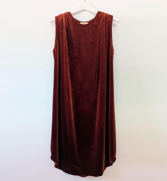 Velvet Sleeveless Midi Dress / More Colors!