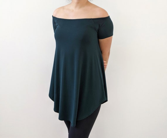 Off The Shoulder Flowy Tunic / Choose Your Sleeve Length!