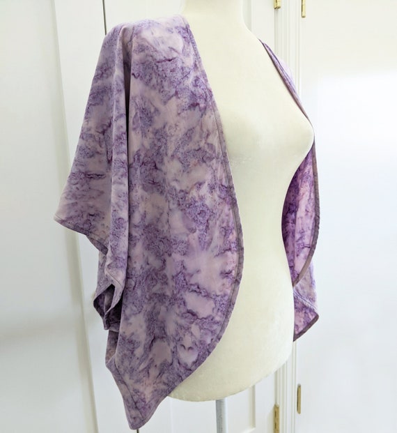 Hand Dyed Kimono Sleeve Cardigan