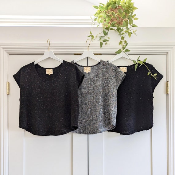Samara Scoop Neck Cropped Tee / One Size / More Fabrics!
