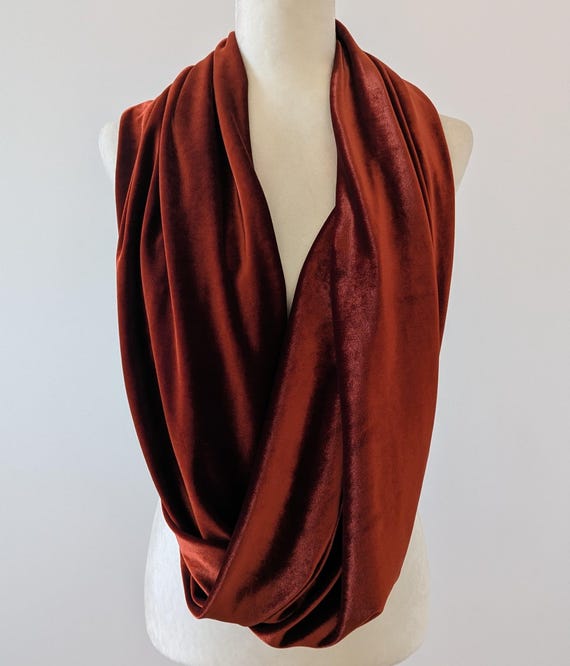 Velvet Infinity Scarf / More Colors!